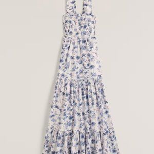 Smocked Bodice Easy Maxi Dress - Abercrombie